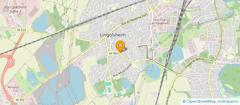 localisation de l'entreprise SCI E.B  LINGOLSHEIM