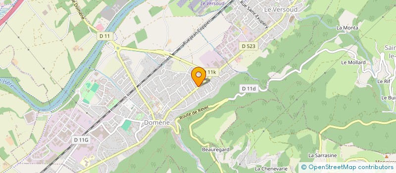 localisation de l'entreprise SCI E.B.C.  DOMENE