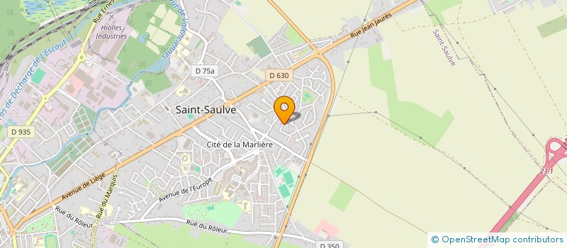 localisation de l'entreprise SCI E.B.M.  SAINT-SAULVE