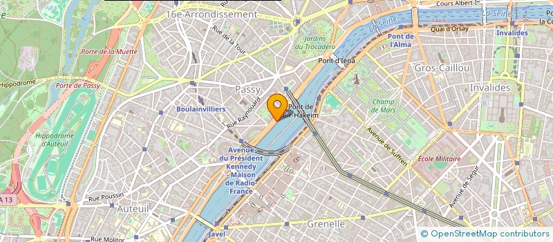 localisation de l'entreprise SCI E.B.S.  PARIS