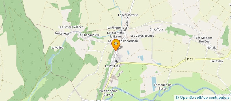 localisation de l'entreprise SCI E BONHOMME  LES ROCHES-L'EVEQUE