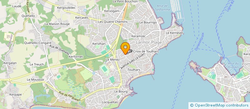 localisation de l'entreprise SCI E.C.  LARMOR-PLAGE