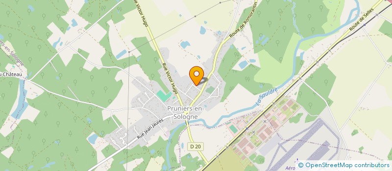 localisation de l'entreprise SCI E.C.G  PRUNIERS-EN-SOLOGNE