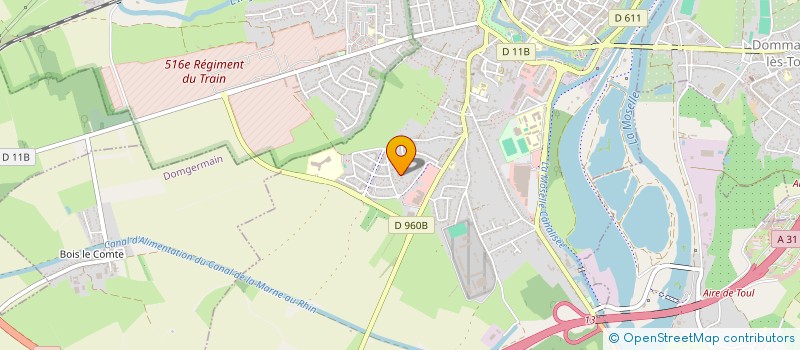 localisation de l'entreprise SCI E.C. IMMO  TOUL