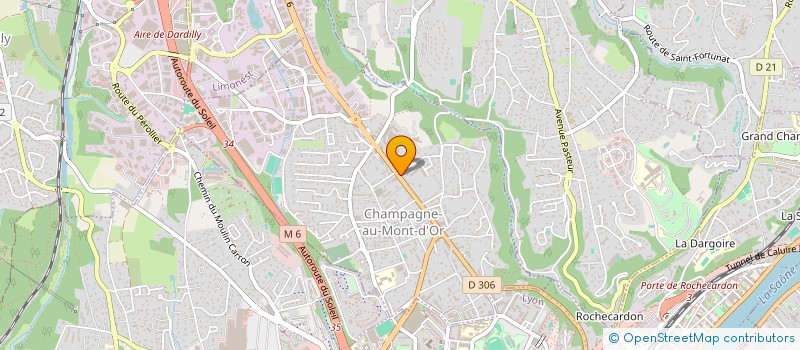 localisation de l'entreprise SCI E.C.M.S.  CHAMPAGNE-AU-MONT-D'OR