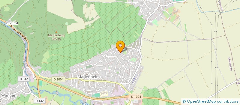 localisation de l'entreprise SCI E C P  MARLENHEIM