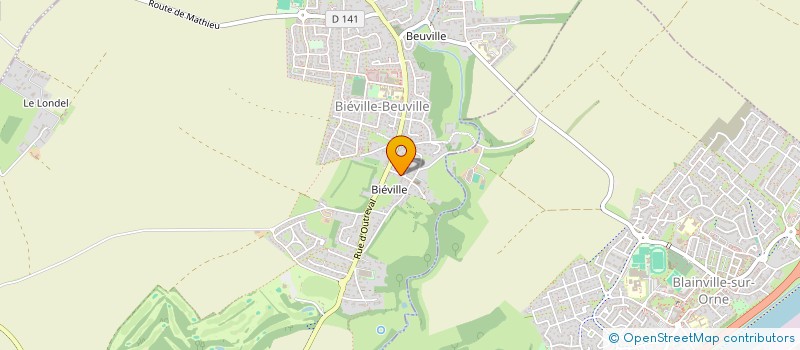 localisation de l'entreprise SCI E.C.S PIROU BIS  BIEVILLE-BEUVILLE