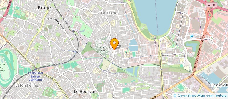 localisation de l'entreprise SCI E.D.  BRUGES