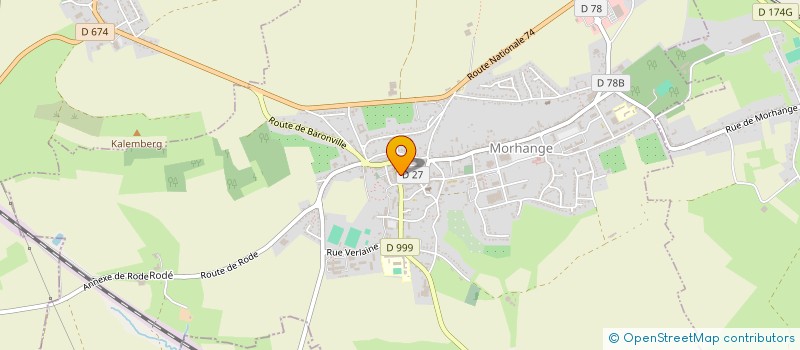 localisation de l'entreprise SCI E.D.S.  MORHANGE