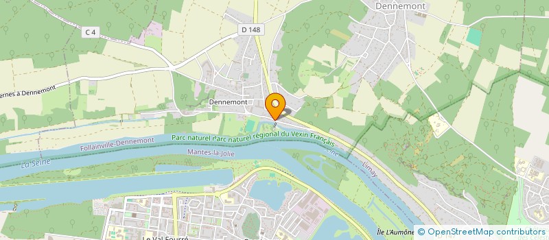 localisation de l'entreprise SCI E.E.M  FOLLAINVILLE-DENNEMONT