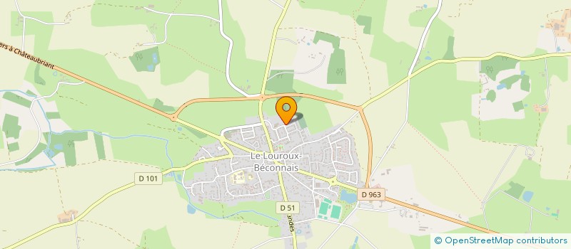 localisation de l'entreprise SCI E&E'S IMMO  VAL D'ERDRE-AUXENCE