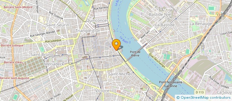 localisation de l'entreprise SCI E ET D  BORDEAUX