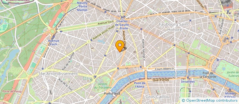 localisation de l'entreprise SCI E. ET T. à PARIS
