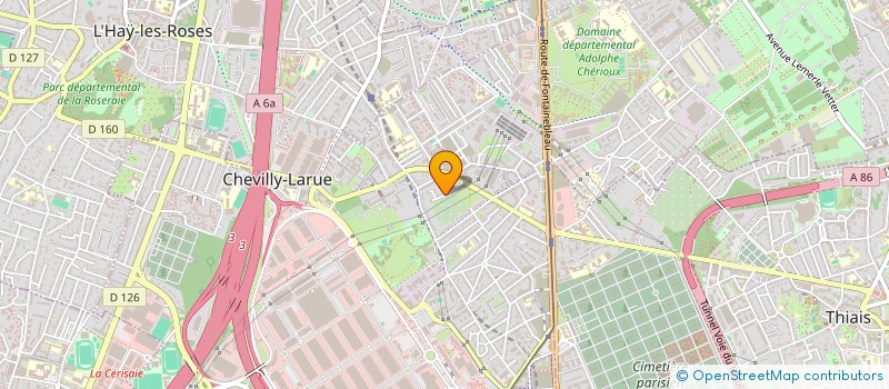 localisation de l'entreprise SCI E F M à CHEVILLY-LARUE