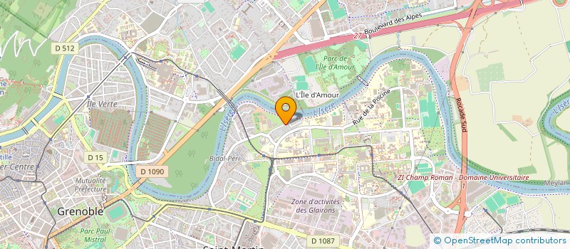 localisation de l'entreprise SCI E.F.M.S.  SAINT-MARTIN-D'HERES