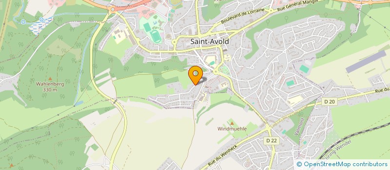 localisation de l'entreprise SCI E=FC2  SAINT-AVOLD