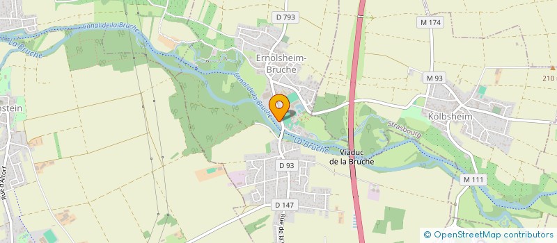 localisation de l'entreprise SCI E. FISCHER  ERNOLSHEIM-BRUCHE