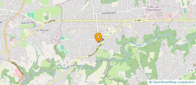 localisation de l'entreprise SCI E.G.B.  CRAPONNE