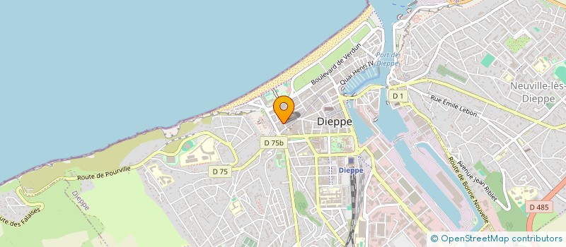 localisation de l'entreprise SCI E.G.E.D.O  DIEPPE