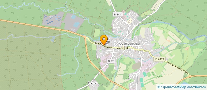 localisation de l'entreprise SCI E.G.K.  SOUFFLENHEIM