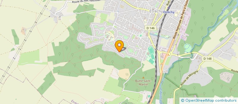 localisation de l'entreprise SCI E GARDINU  ETRECHY