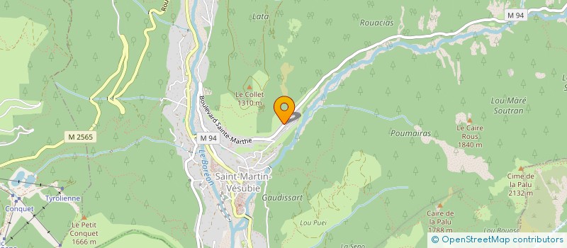 localisation de l'entreprise SCI E.GUIGO  SAINT-MARTIN-VESUBIE