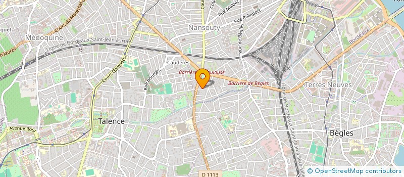 localisation de l'entreprise SCI E.H.A.  BORDEAUX