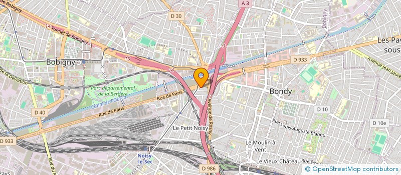localisation de l'entreprise SCI E.I.S à NOISY-LE-SEC