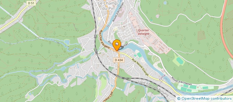 localisation de l'entreprise SCI E.INVEST à EPINAL