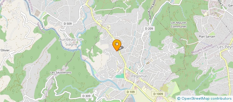 localisation de l'entreprise SCI E. J.  PEGOMAS