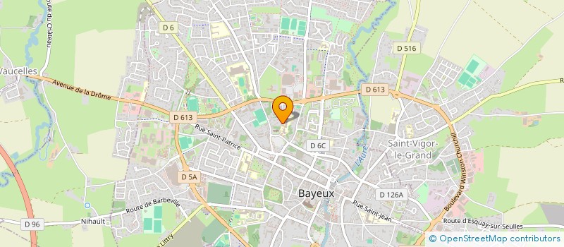 localisation de l'entreprise SCI  E J G C  BAYEUX