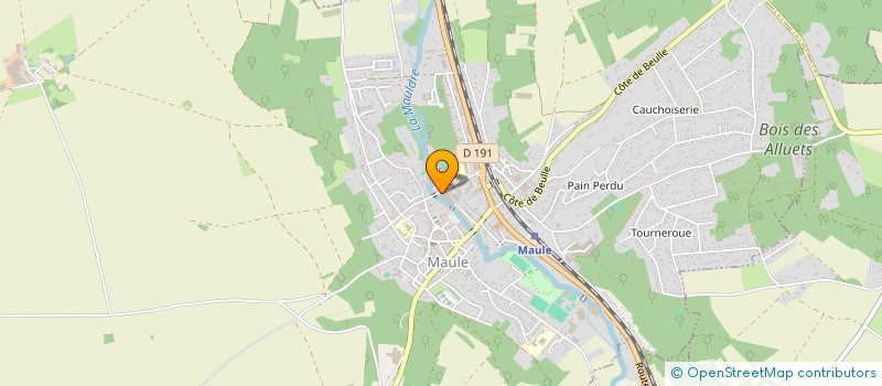 localisation de l'entreprise SCI E.J.N.R. 1  MAULE