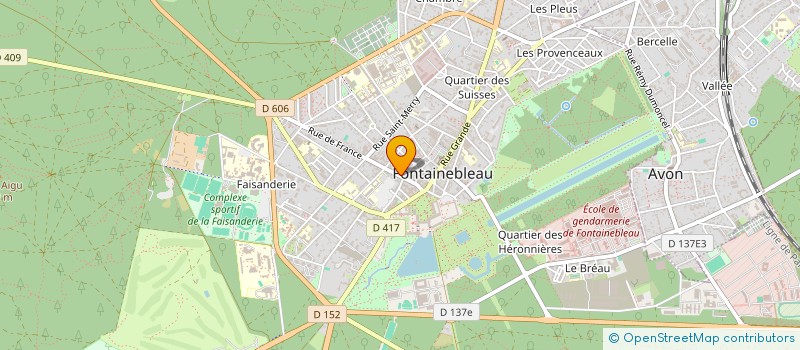 localisation de l'entreprise SCI E.K.H  FONTAINEBLEAU