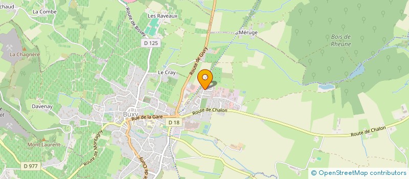 localisation de l'entreprise SCI E.K.N.L  BUXY