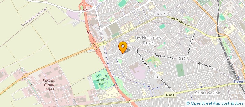 localisation de l'entreprise SCI E-KALON  SAINTE-SAVINE