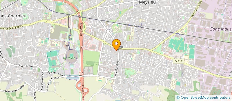 localisation de l'entreprise SCI E.L  MEYZIEU