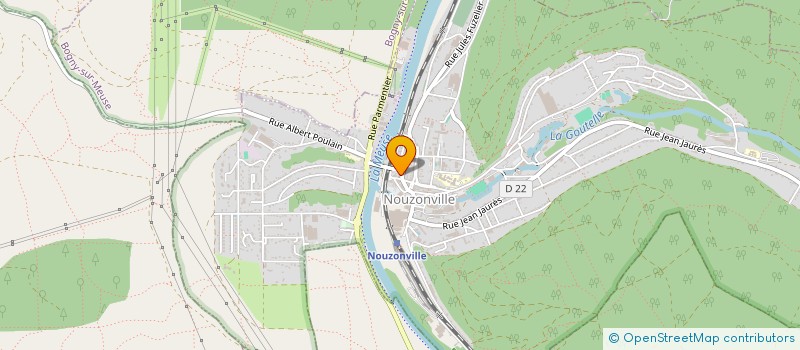 localisation de l'entreprise SCI E.L.A.B  NOUZONVILLE