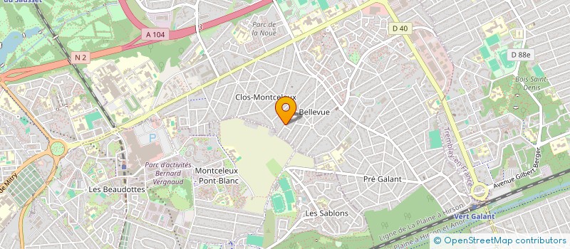 localisation de l'entreprise SCI E&L IMMO à VILLEPINTE
