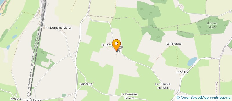 localisation de l'entreprise SCI E L M à MAGNY-COURS