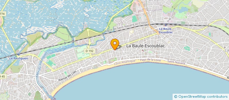 localisation de l'entreprise SCI E L P P  LA BAULE-ESCOUBLAC