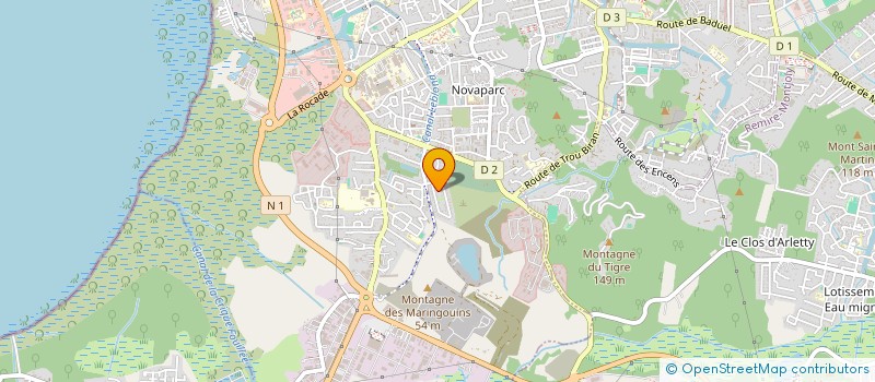 localisation de l'entreprise SCI E-LEANDRE  CAYENNE