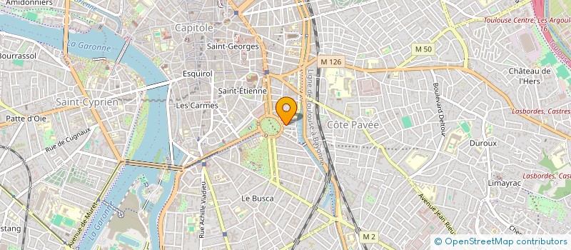 localisation de l'entreprise SCI E M A à TOULOUSE