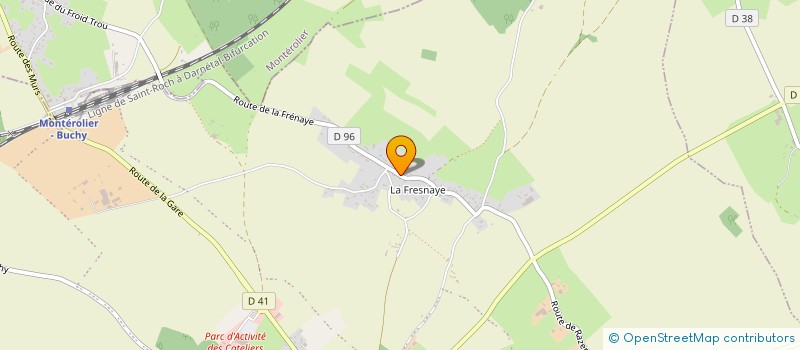 localisation de l'entreprise SCI E.M.A.  BUCHY