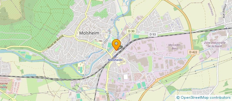 localisation de l'entreprise SCI E.M.A  MOLSHEIM