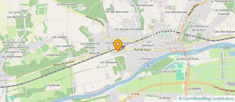 localisation de l'entreprise SCI E.M.B.  MONTRICHARD-VAL-DE-CHER