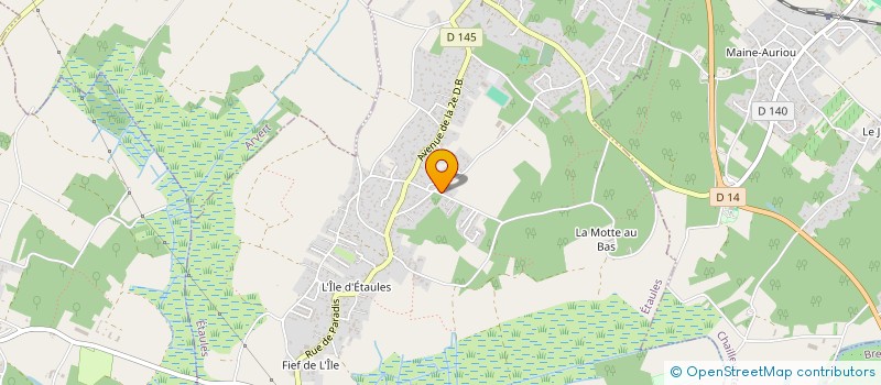 localisation de l'entreprise SCI E M G  ETAULES