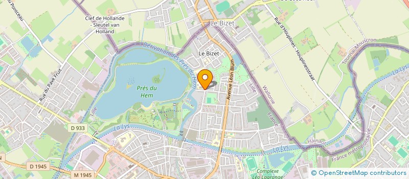 localisation de l'entreprise SCI E & M IMMO  ARMENTIERES