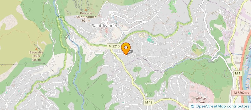 localisation de l'entreprise SCI E.M.J.E  SAINT-JEANNET