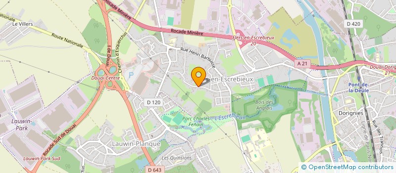 localisation de l'entreprise SCI E.M.L  FLERS-EN-ESCREBIEUX