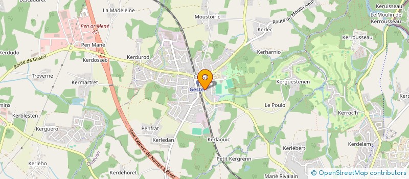 localisation de l'entreprise SCI E.M.L  GESTEL